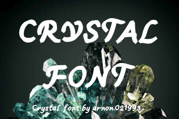 Crystal Display Font β Where Modern Meets Whimsical