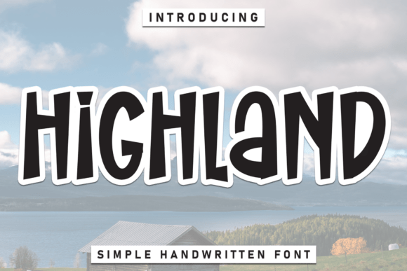 Highland Font β Whimsical Calligraphy Meets Modern Design