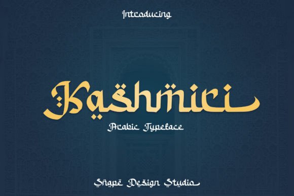 Kashmiri Font: Elegant Arabic-Inspired Typography