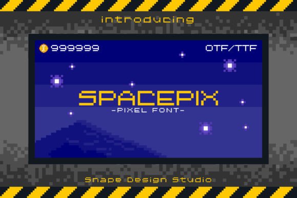 Spacepix – The Retro Pixel Font That Stands Out